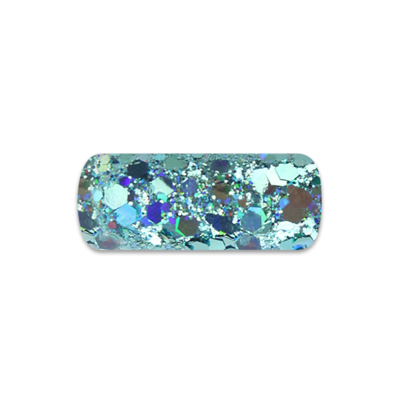 Holo Glitter mix No.4 - Türkiz