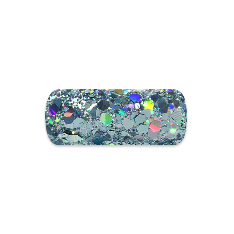 Holo Glitter mix No.9 - Világoskék