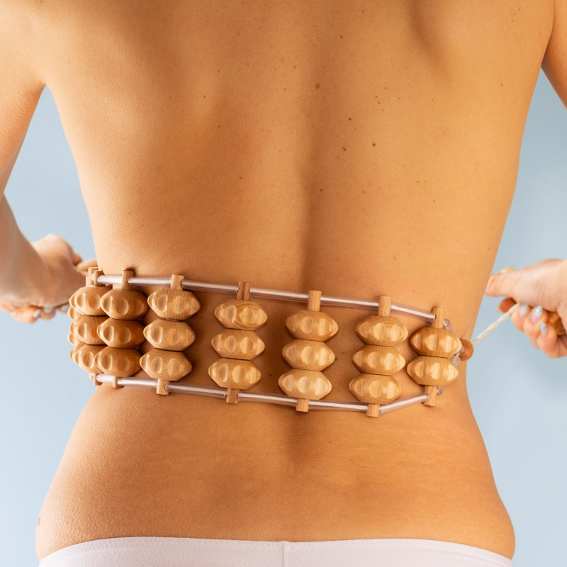 Fából készült hátmasszírozó