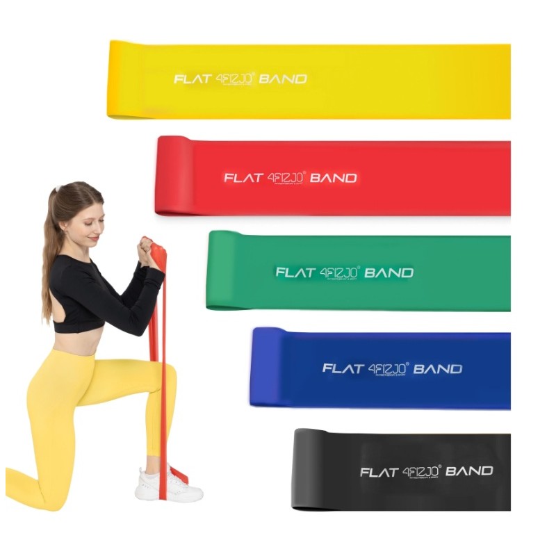 5 darabos rehabilitációs szalagkészlet FLAT BAND FIZJO