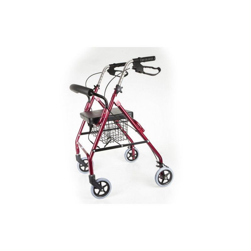 Négykerekű alumínium rollátor AT51017