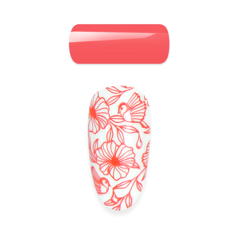 Moyra nyomda és festőzselé  Nr.16  Élénk korall