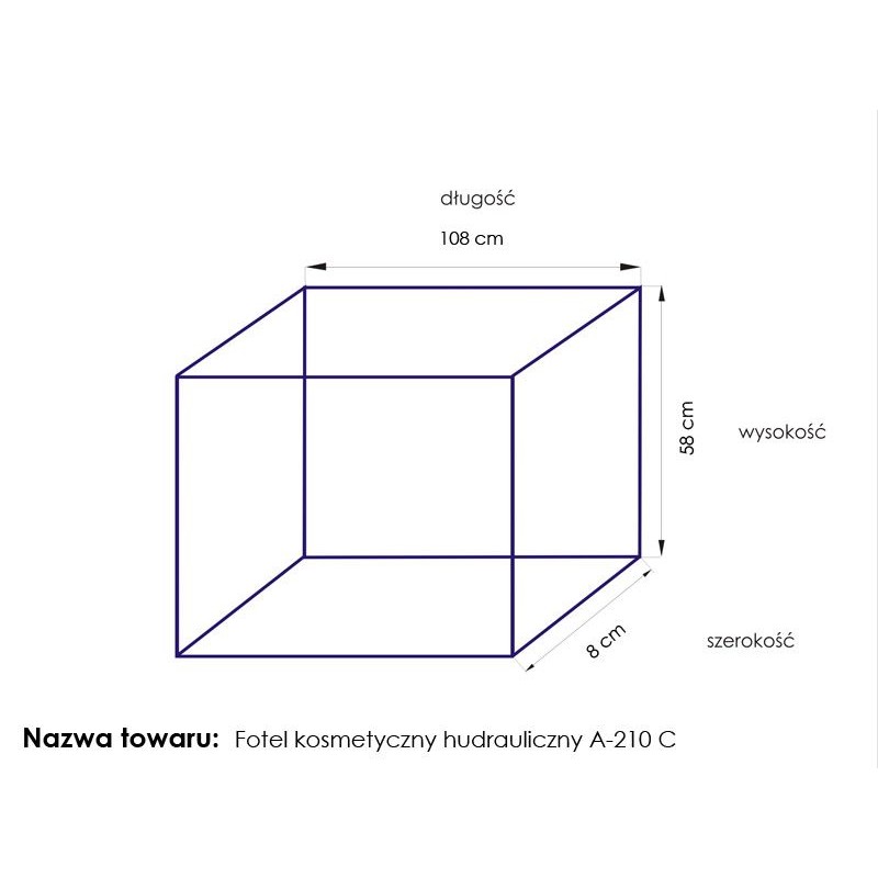AS0714 kozmetikai szék