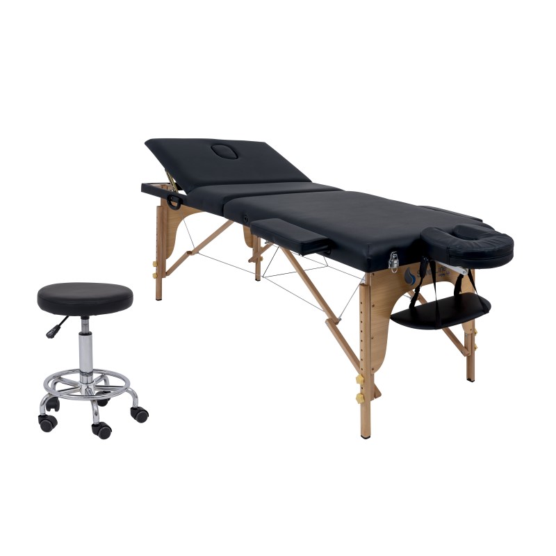 AURORA hordozható masszázságy - székkel