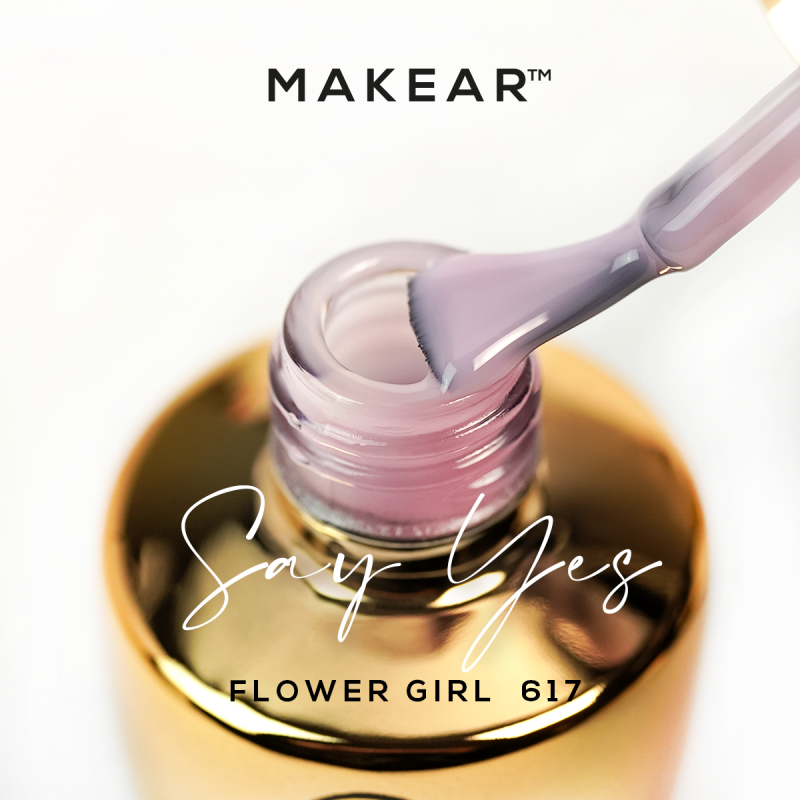 Makear 617 UV Gél lakk Flower Girl