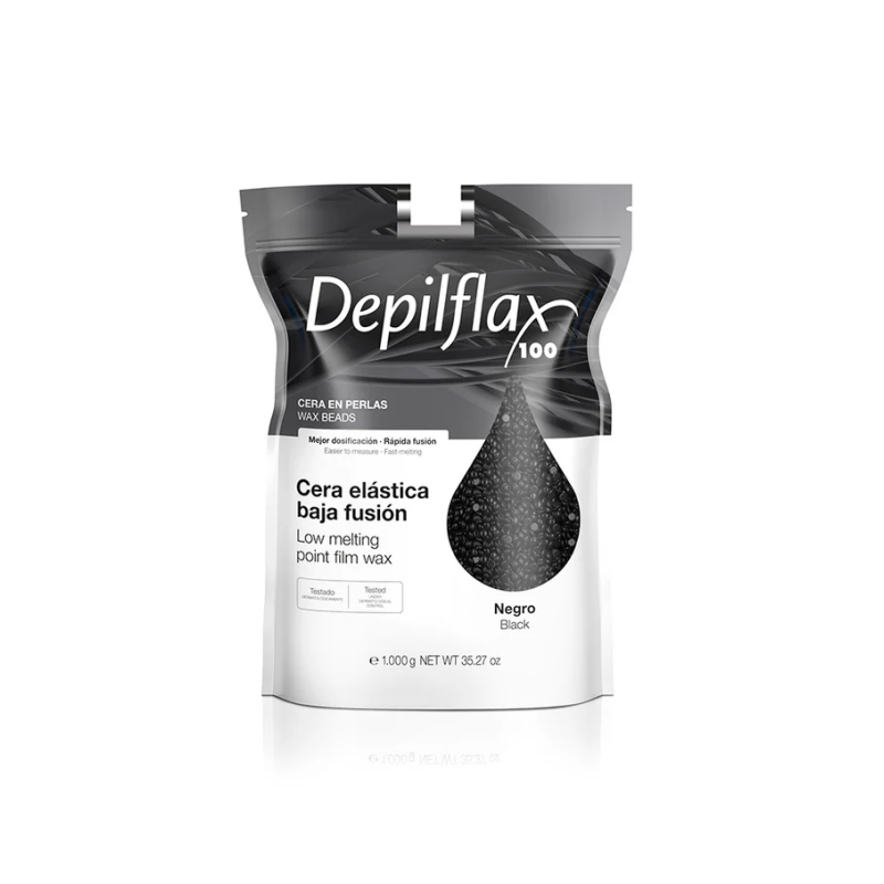 Depilflax szőrtelenítő viasz fekete 1kg