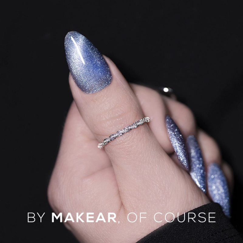 Makear MCL04 Furry Blue - UV Gél lakk 8 ml