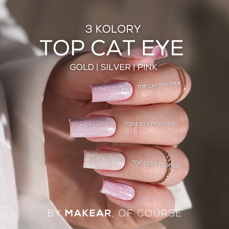 Makear Top no wipe - Cat Eye Silver