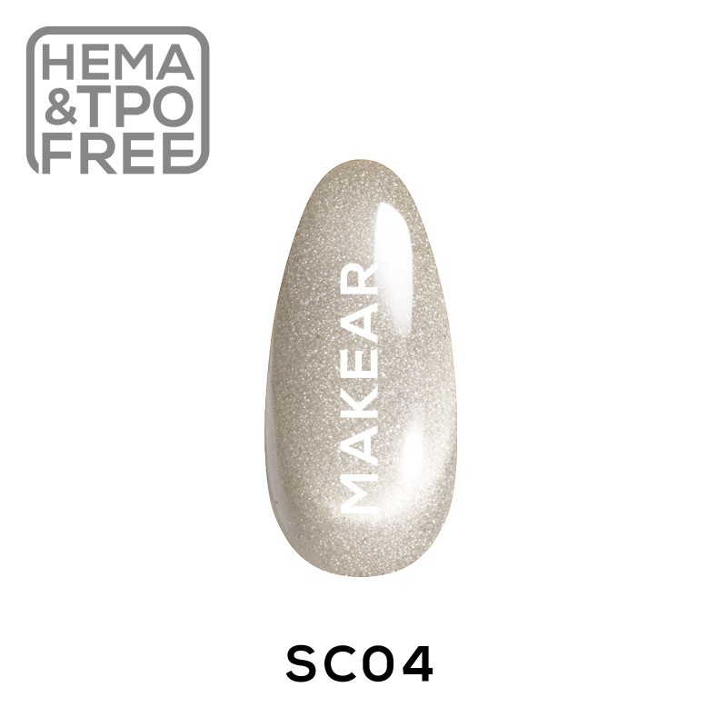 Makear SC04 Silky Cat Eye gél lakk 8 ml