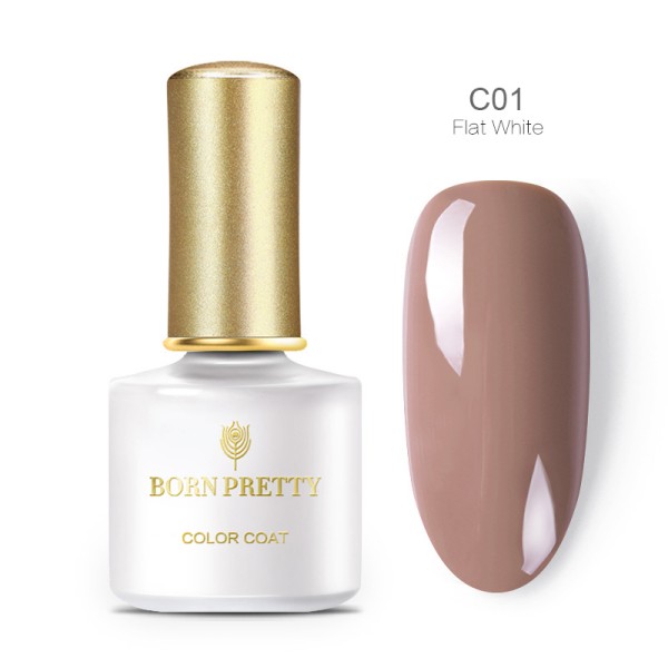 Gél lakk BORN PRETTY C01 Flat White