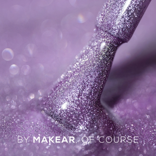 Makear MCL02 Fluffy violet - UV Gél lakk 8 ml