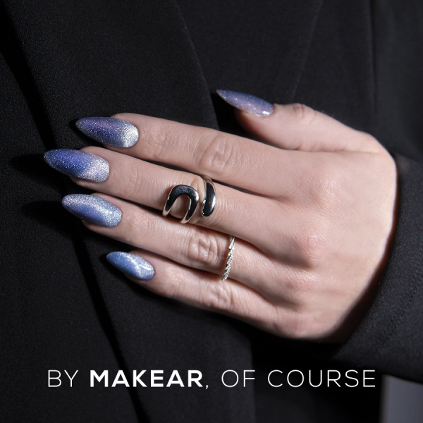 Makear MCL04 Furry Blue - UV Gél lakk 8 ml