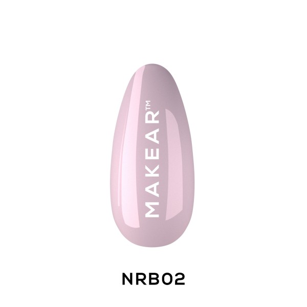 Makear NUDE Gumi alap - Francia rózsaszín NRB02