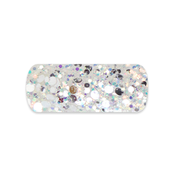 Holo Glitter mix No.5 - Fehér