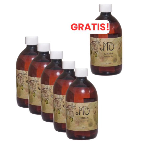 Lime masszázsolaj (5+1 ajándék)