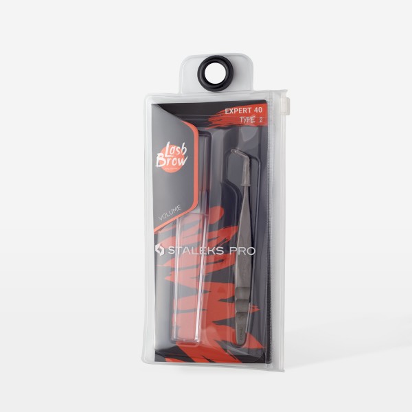 STALEKS PRO EXPERT szempilla csipesz TE-40/2
