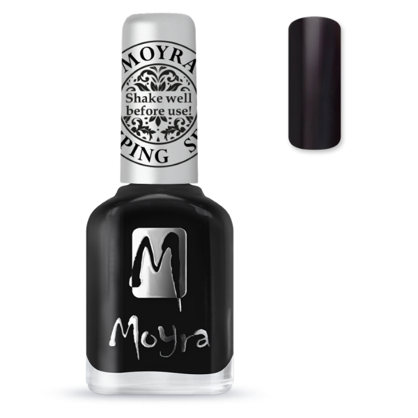 Moyra nyomdalakk SP06 - Fekete 12ml