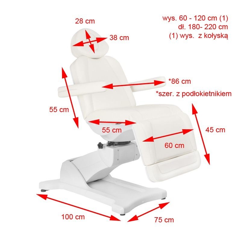 AS4876 kozmetikai elektromos szék