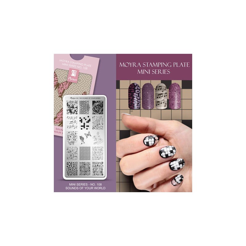 Moyra MINI nyomdalemez - Sounds of your world Nr.108