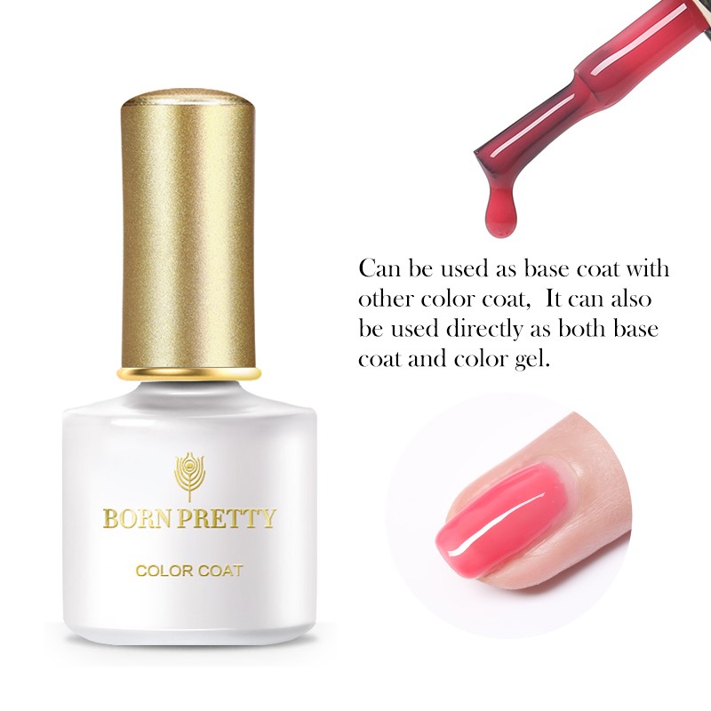 Gél lakk BORN PRETTY Bright Spring Color Rubber Base PE01