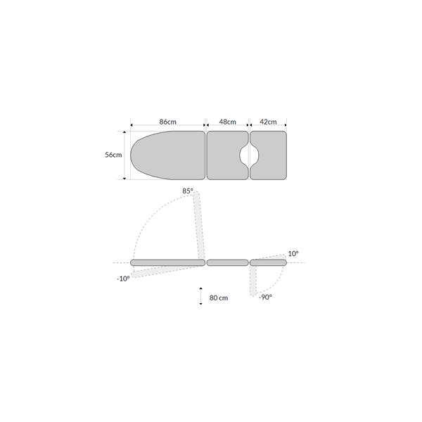SF-1030-B-POD nőgyógyászati ágy